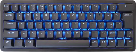 Mountain Everest 60 - 60% - Linear 45 Speed - Gaming Tangentbord - Nordisk - Svart