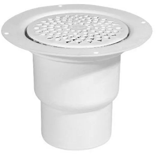 Purus Brage golvbrunn med vertikalt 110 mm utlopp vatten