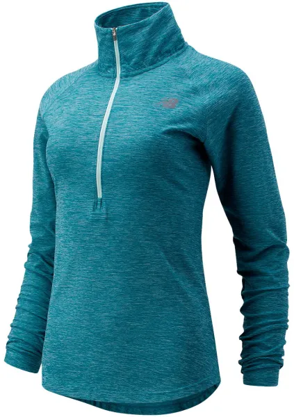 New Balance Sport Spacedye Half Zip Löpartröja Dam