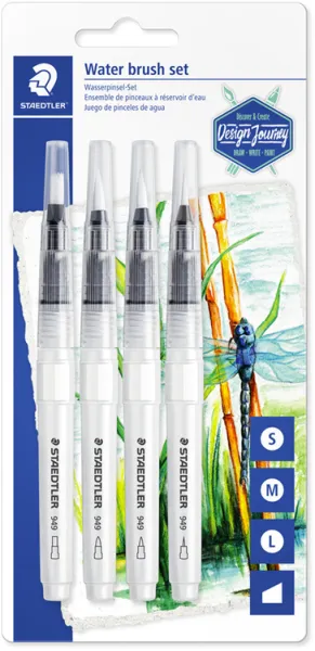 Staedtler Pensel, 4 st. ass. Bk